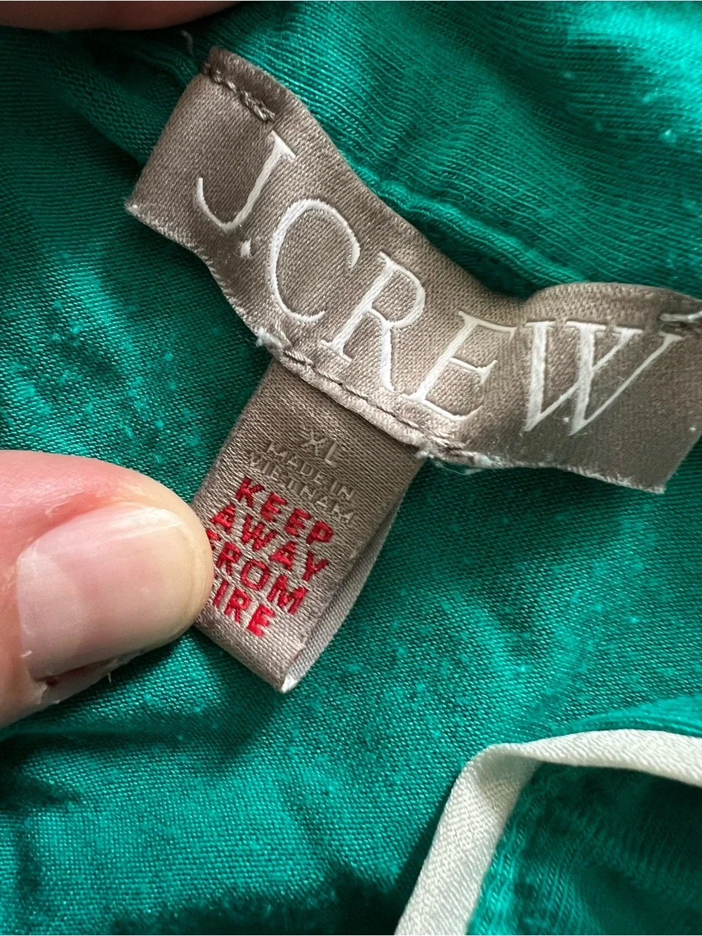 J. Crew soft turquoise